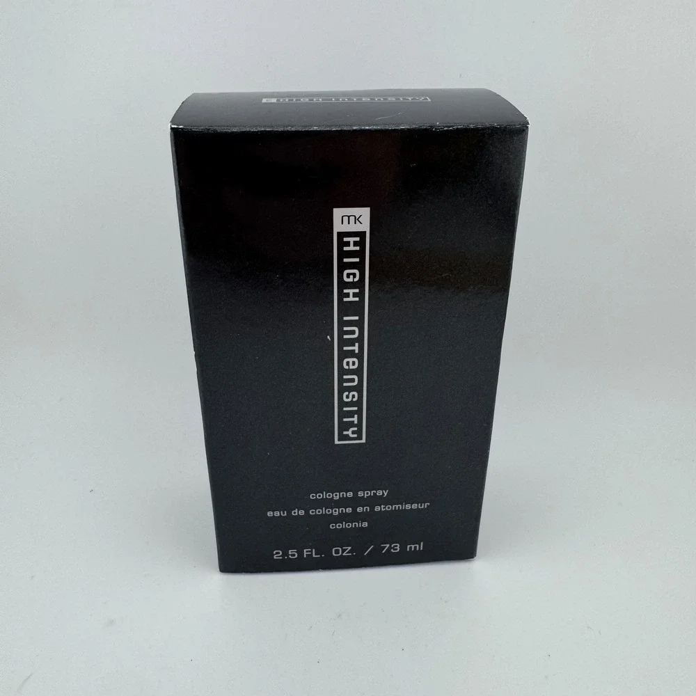 Mary Kay MK High Intensity Cologne 2.5oz Black Like New Aromatic Men Spray